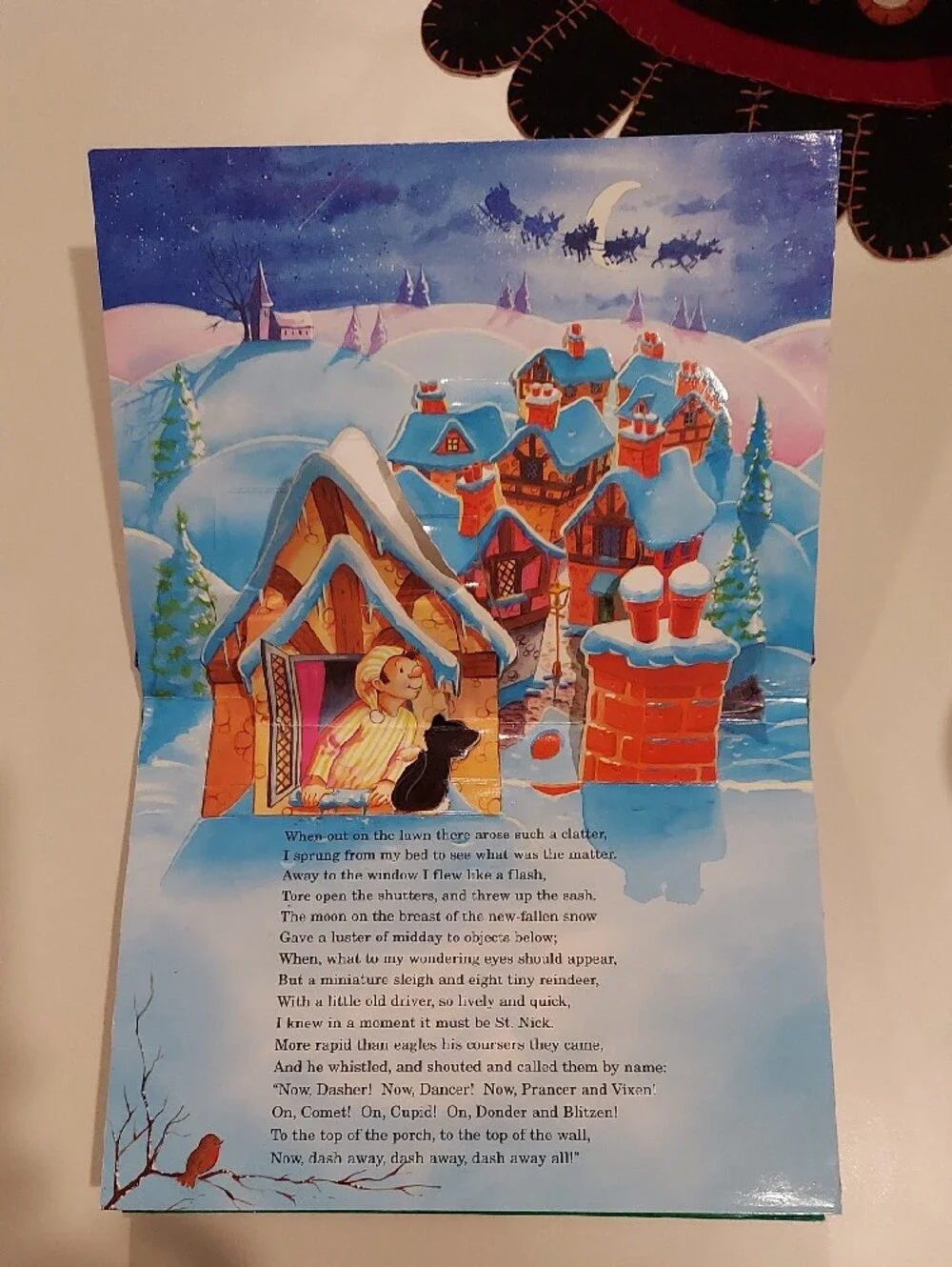 The Night Before Christmas Pop-Up Book - Landolls - 1996